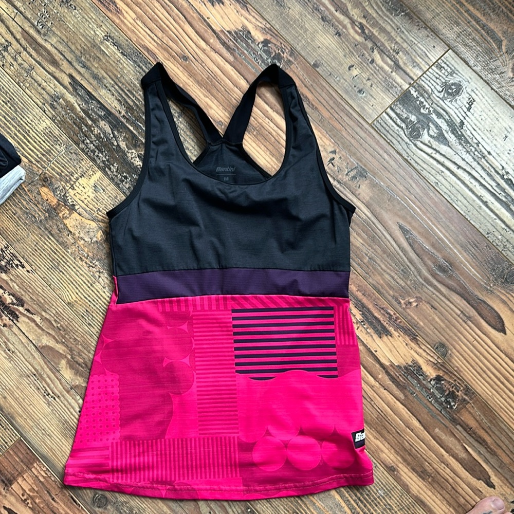 Santini size medium cycling top